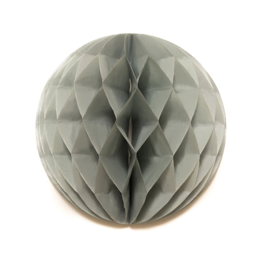 Grey Paper Tissue Honeycomb Ball Small