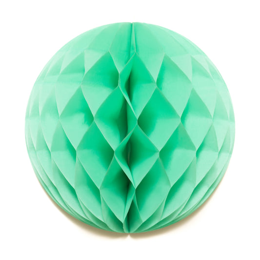 Mint Paper Tissue Honeycomb Ball Large