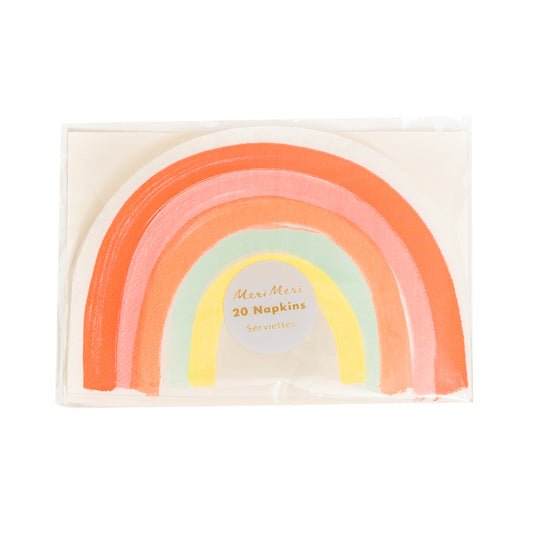 Meri Meri Neon Rainbow Paper Napkin