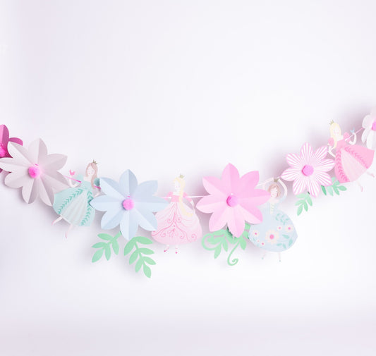 Flower Fairy Bunting Banner